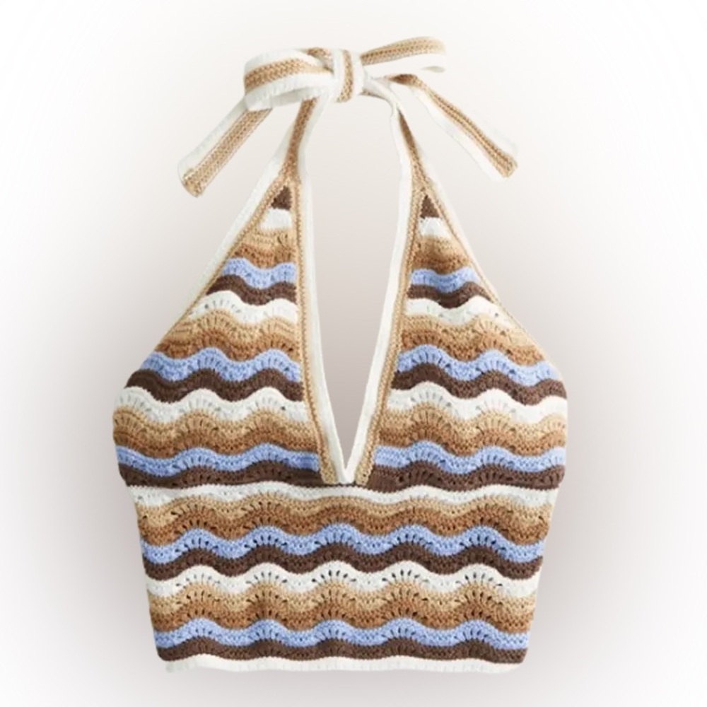 Crochet halter top